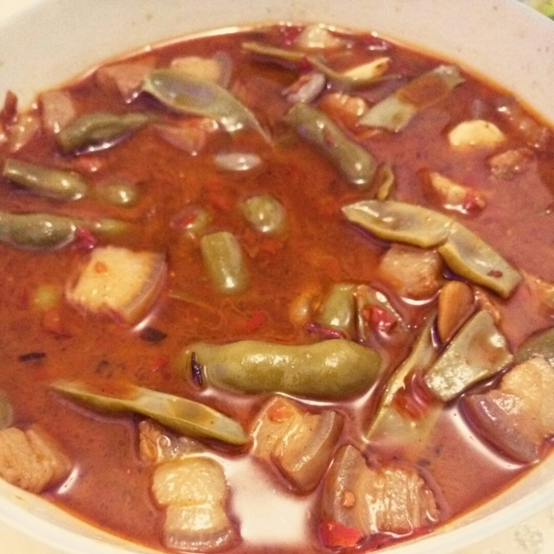 四季豆红烧肉