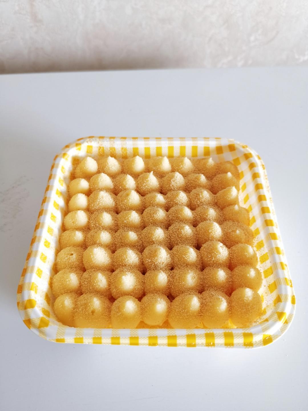 豆香浓郁甜而不腻❗️自制网红豆乳盒子蛋糕