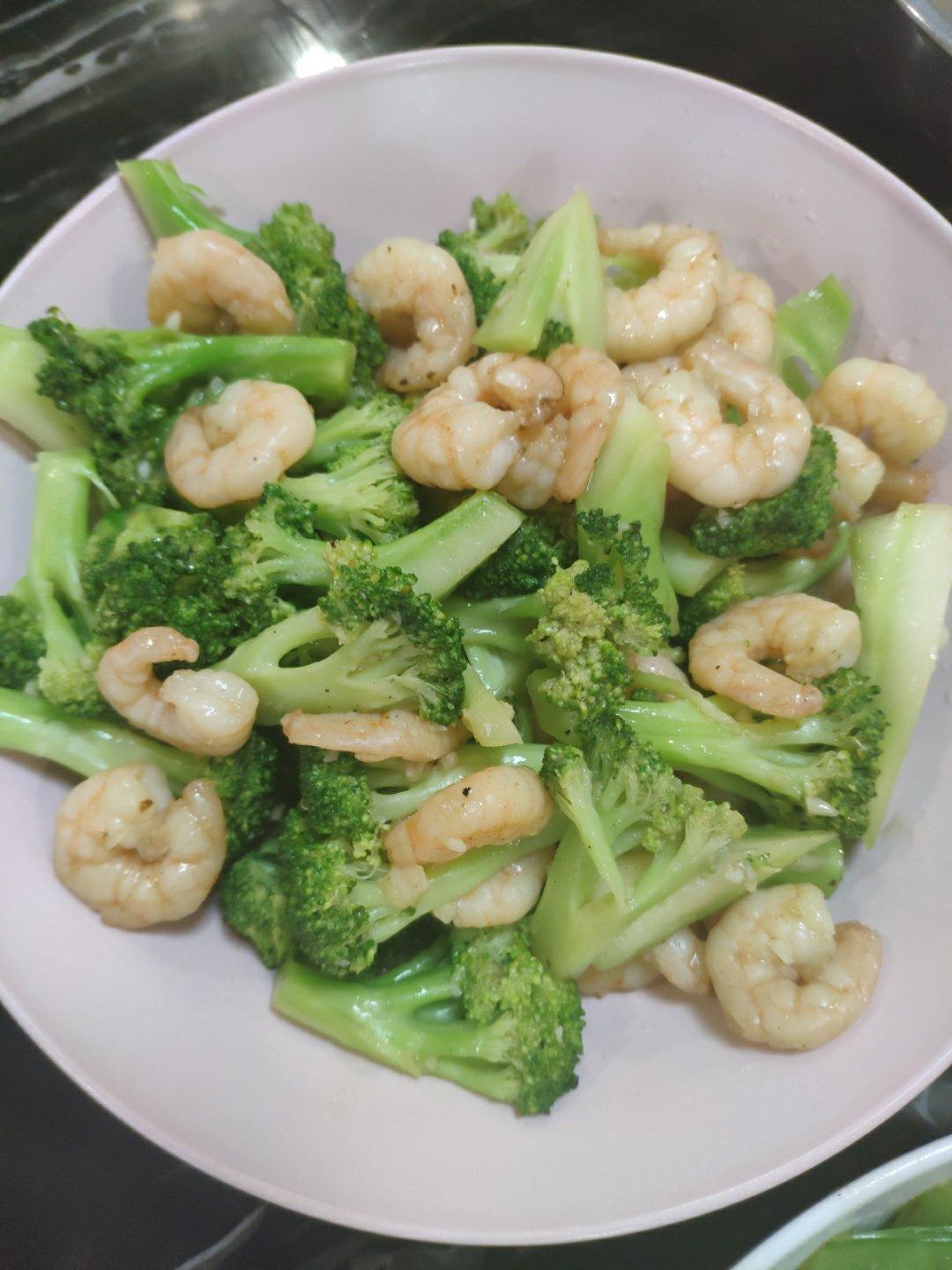 西兰花炒虾仁🍤