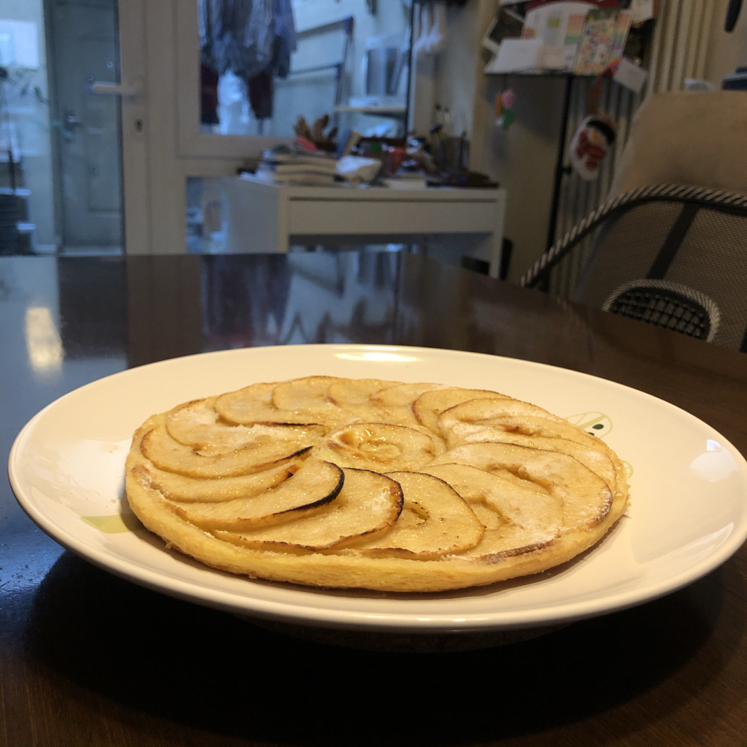Apple tarte fine🍎｜薄脆苹果挞（附快手千层酥皮做法）