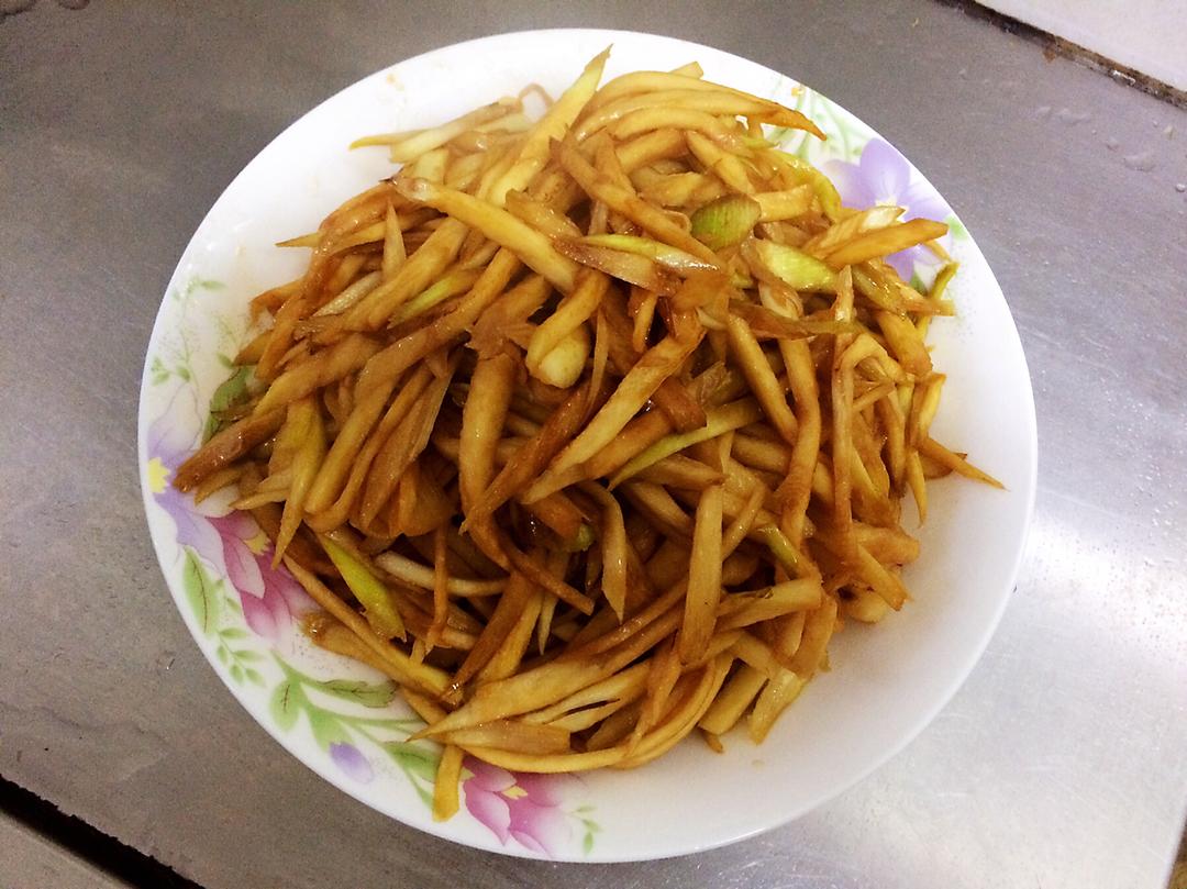 素炒茭白的做法