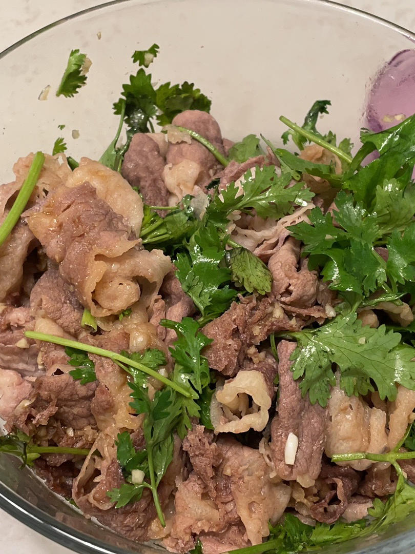 香菜拌牛肉