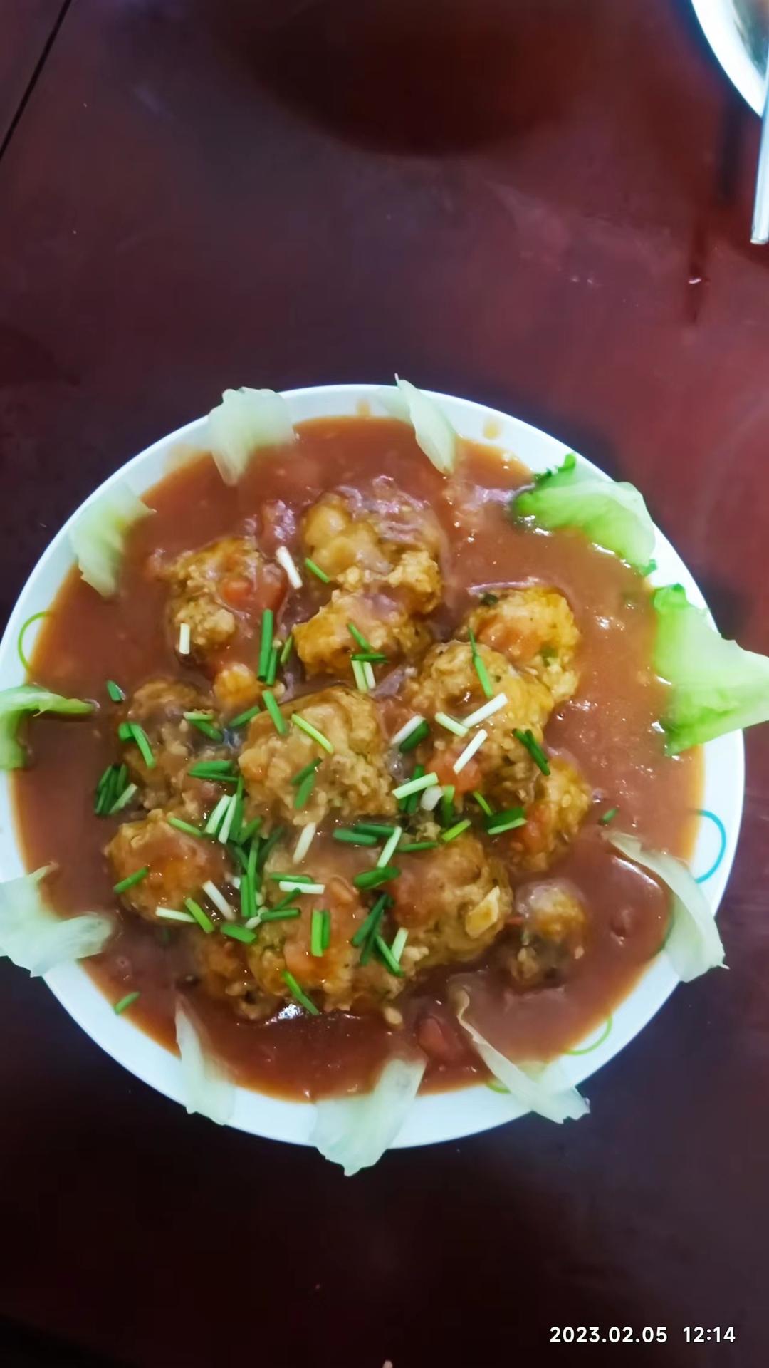 马蹄肉丸