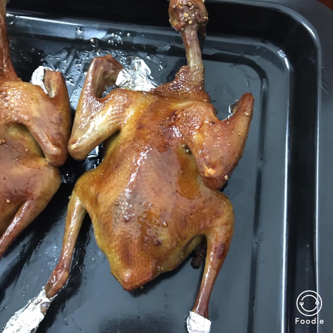 簡pp_202327做的烤箱版脆皮烤乳鸽(内含脆皮的秘决)烤箱版脆皮烤乳鸽