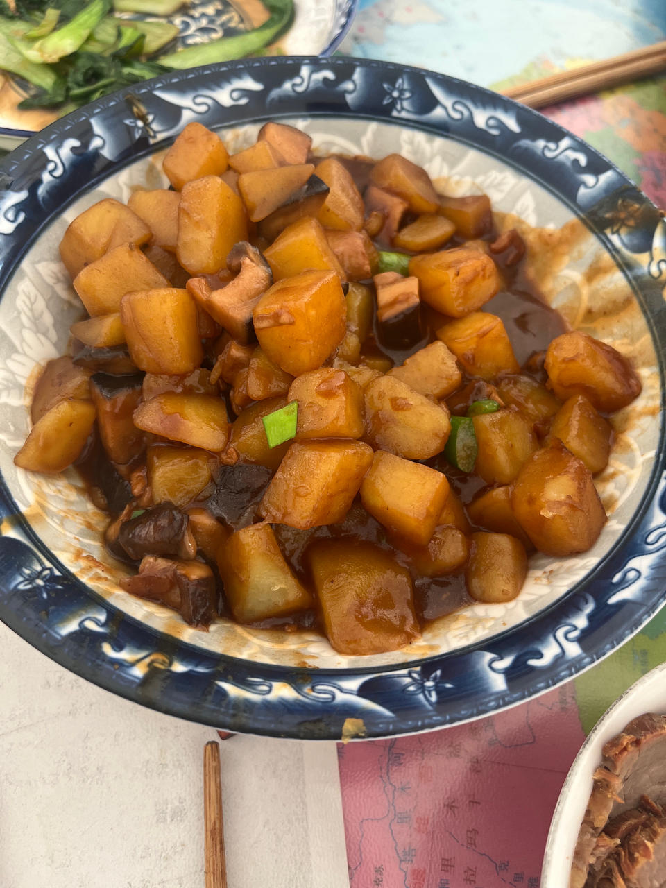 ㊙️香菇土豆肉沫拌饭❗️比外卖还好吃