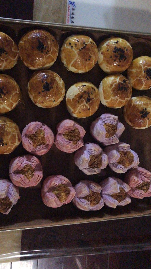 花开富贵之四种口味的椰蓉开口酥