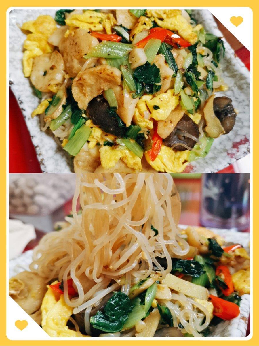 秒杀夜市小吃摊的家庭版时蔬火腿快手炒面条🍝