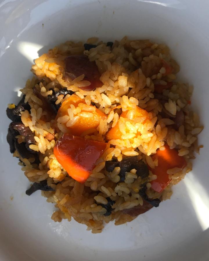 南瓜鸡肉饭