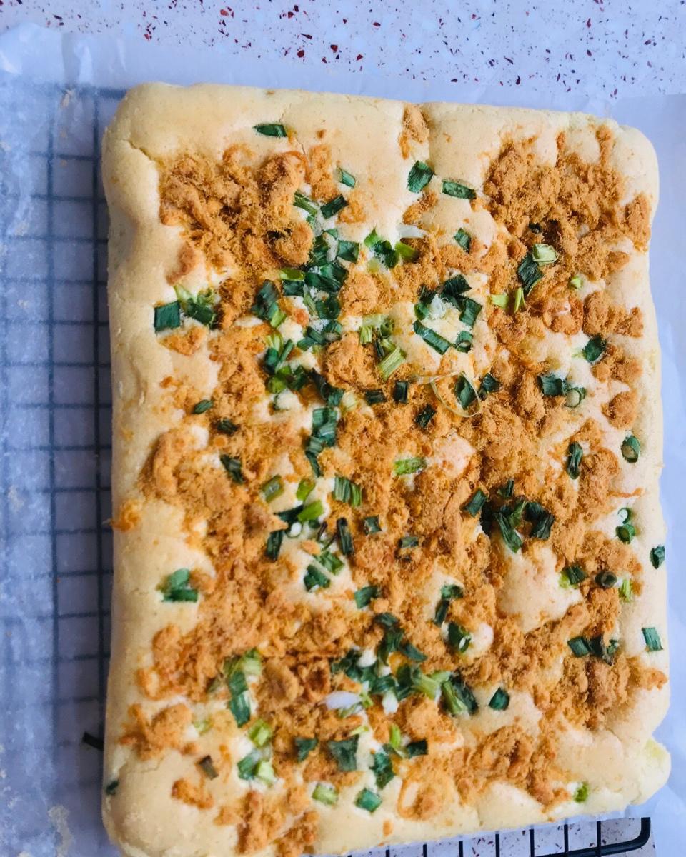 香葱肉松蛋糕卷