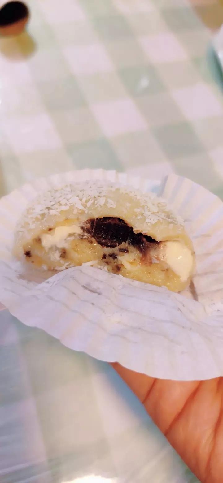 【低卡低碳】快手零失败 雪媚娘大福团子麻糍 （可可/抹茶/奥利奥/咸蛋金沙/红豆奶油）