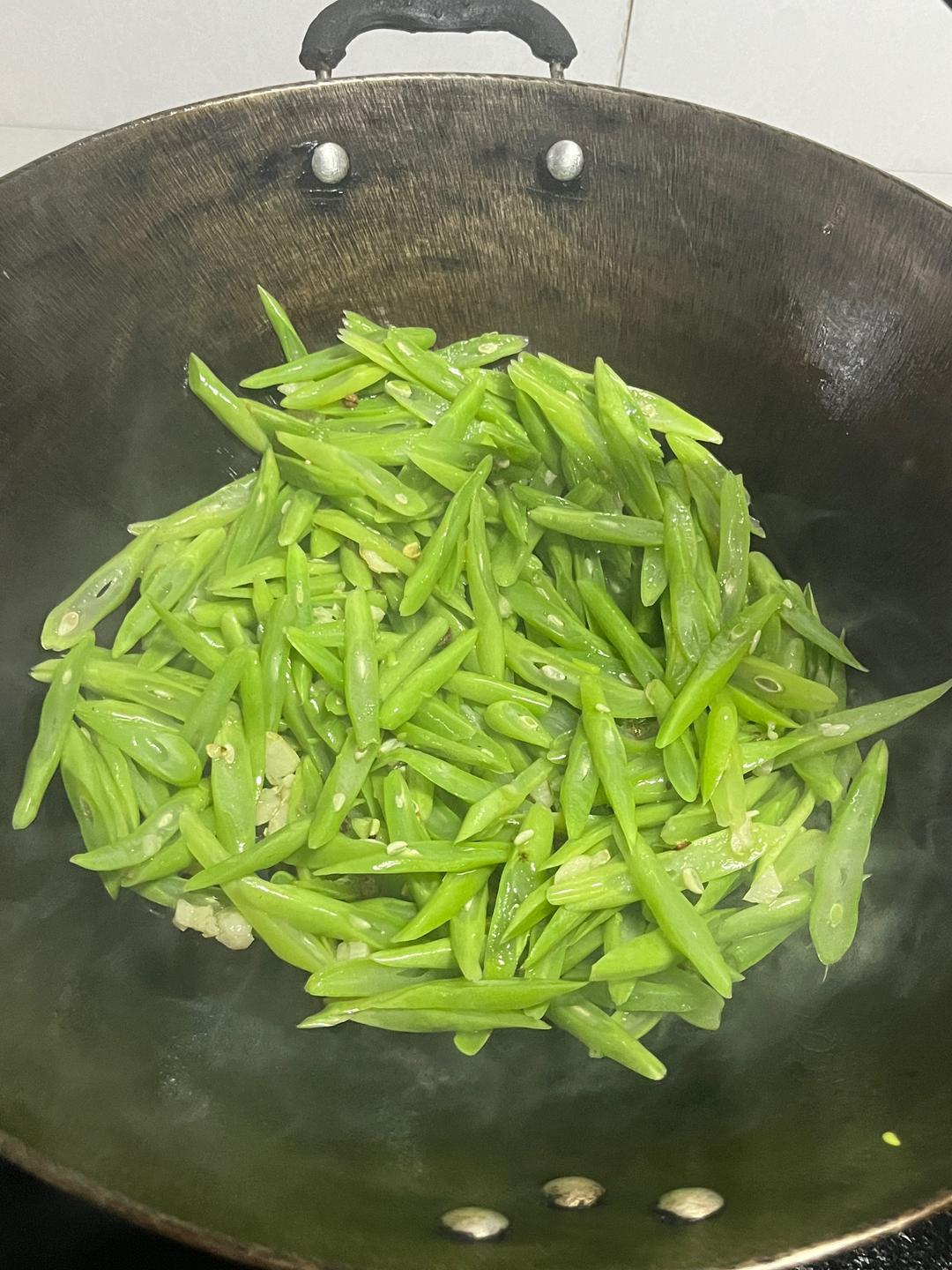 清炒四季豆