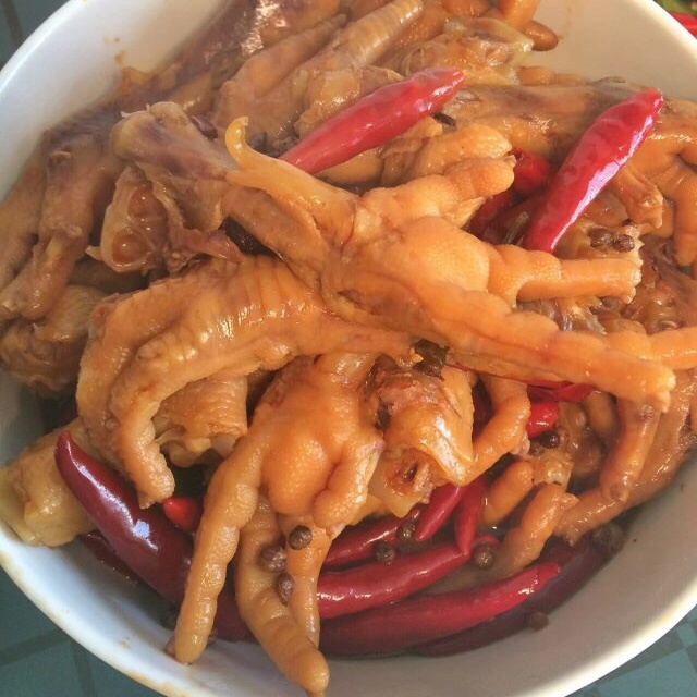 香辣卤鸡爪