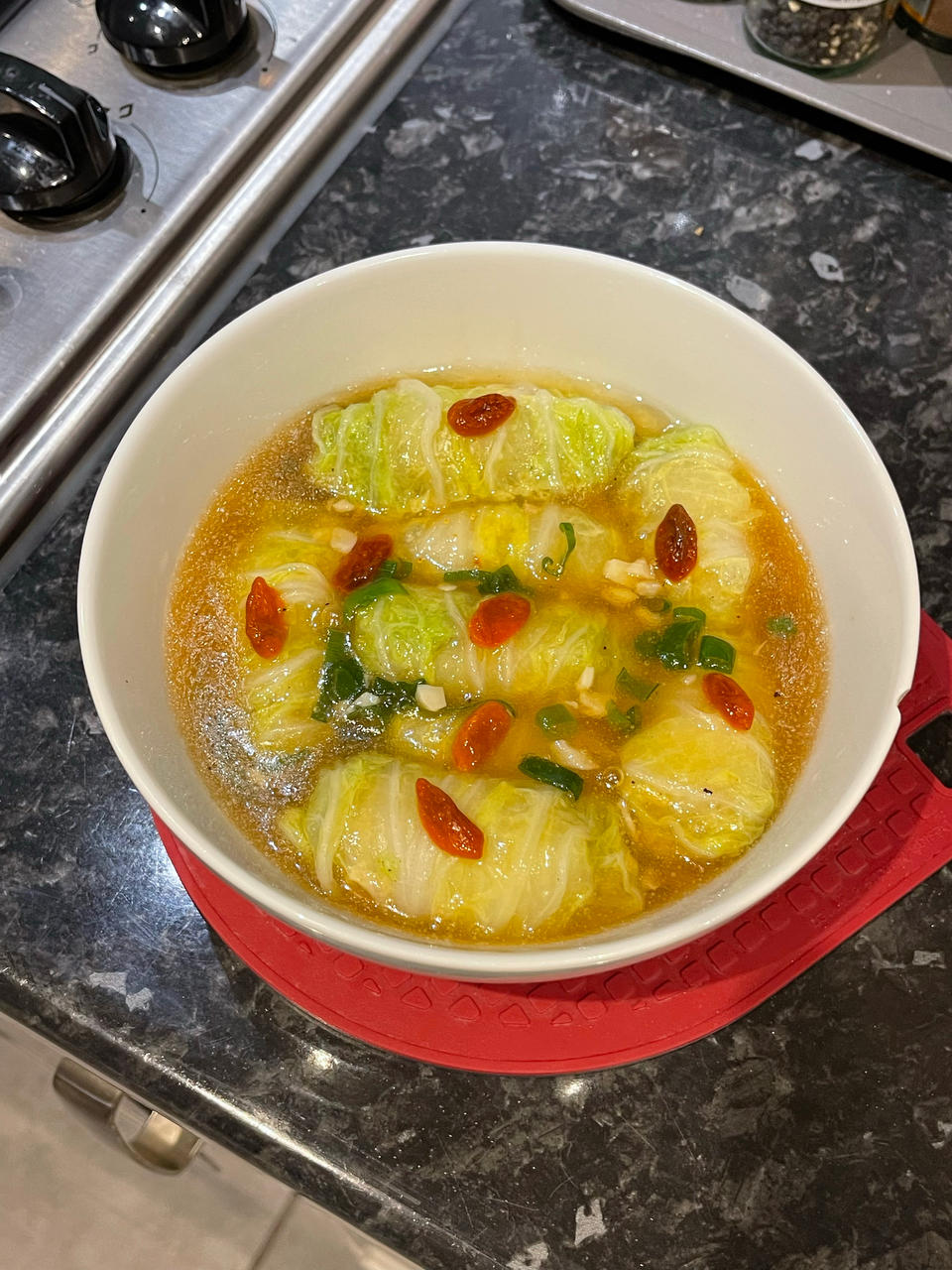 肉酿白菜卷
