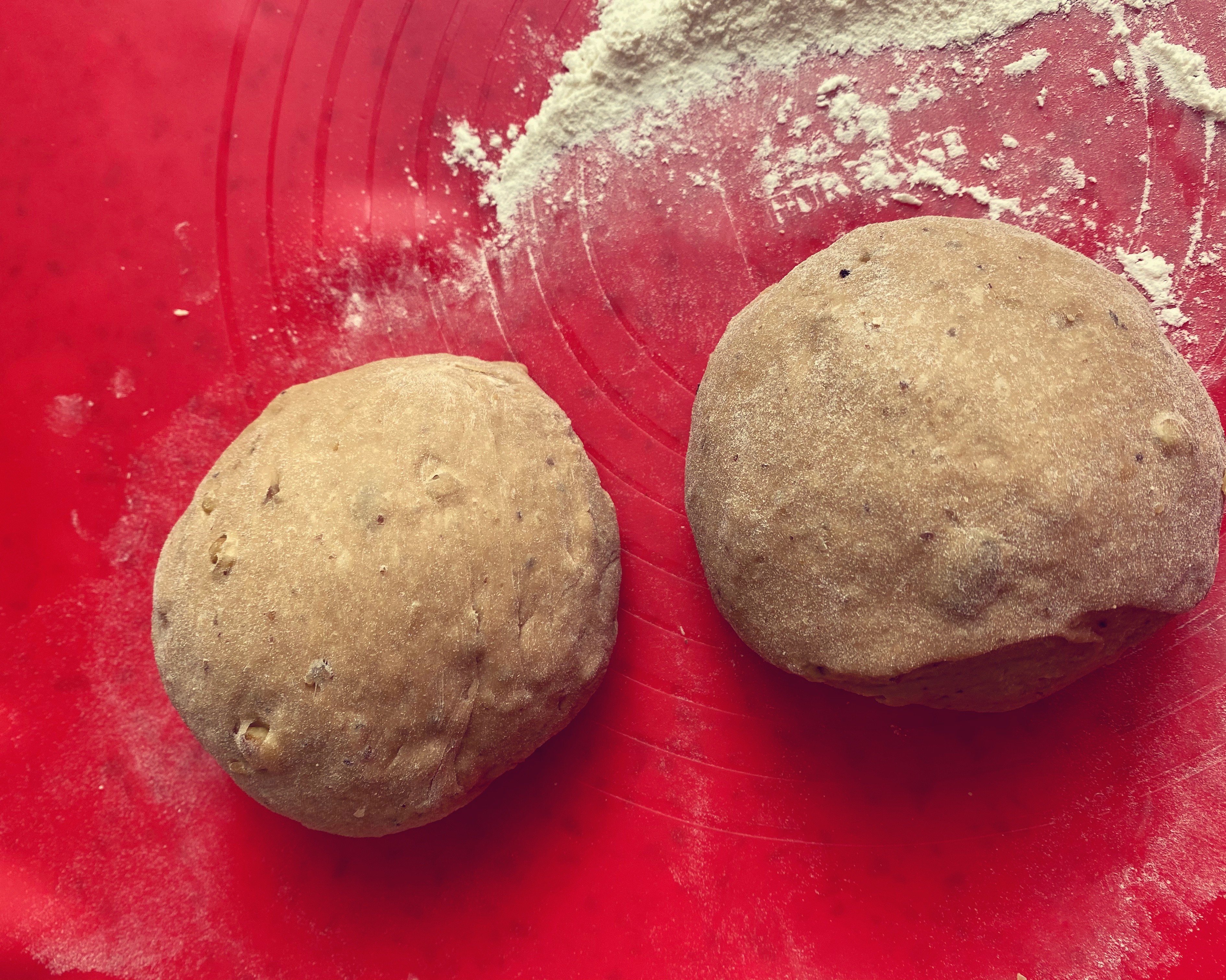 黑麦核桃红糖面包（东芝烤箱）的做法 步骤2
