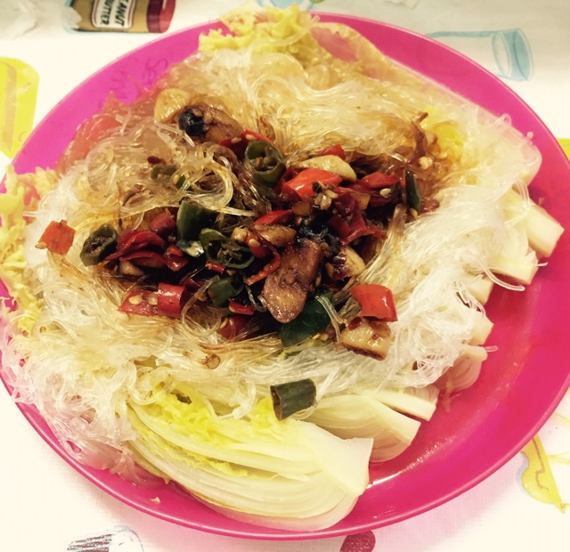 蒜蓉粉丝娃娃菜