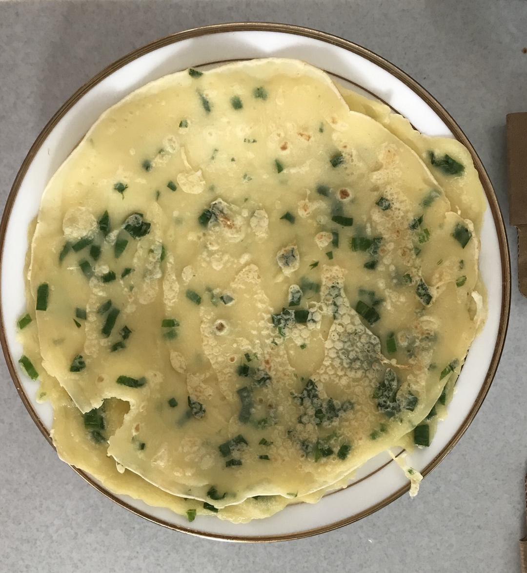 鸡蛋饼【快手早餐】