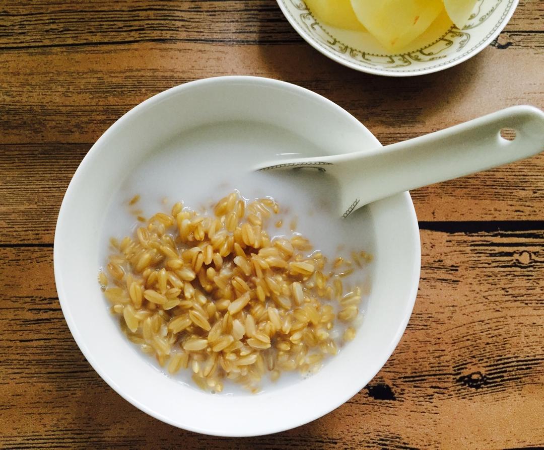 椰汁燕麦米的做法