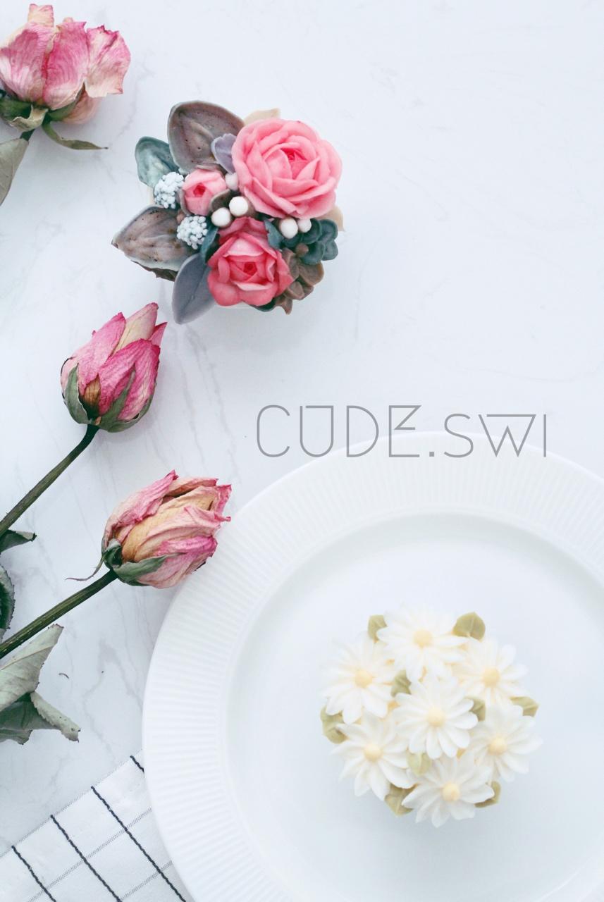 韩式裱花，奶油蛋糕