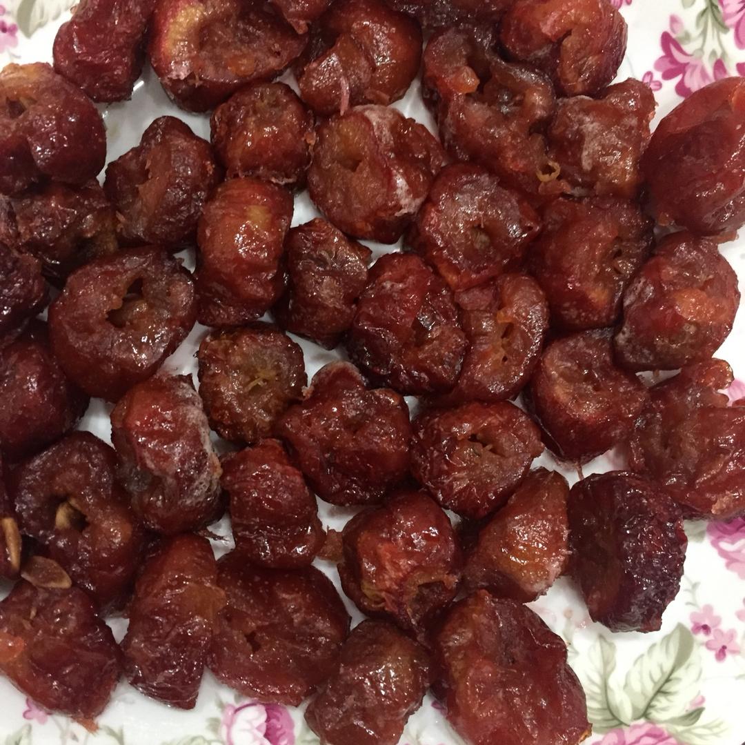 张qiu秋做的山楂果脯