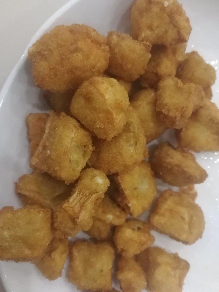 杏鲍菇版素鸡米花