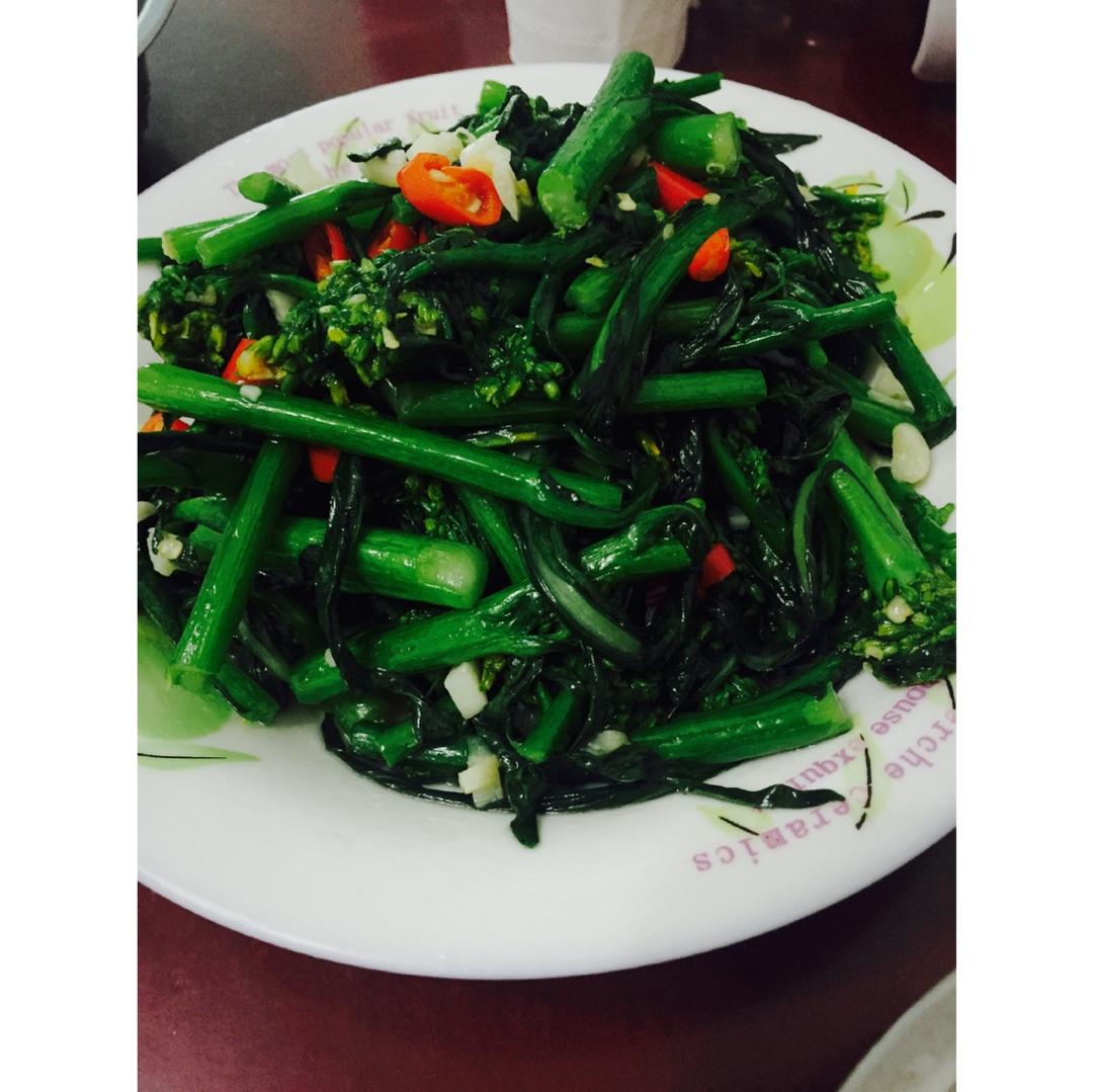 素炒菜心