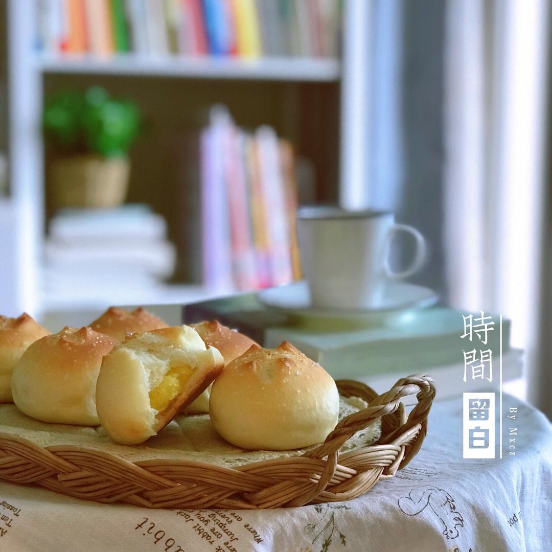 奶黄小餐包-一次发酵超好吃（附快手奶黄馅制作方法）