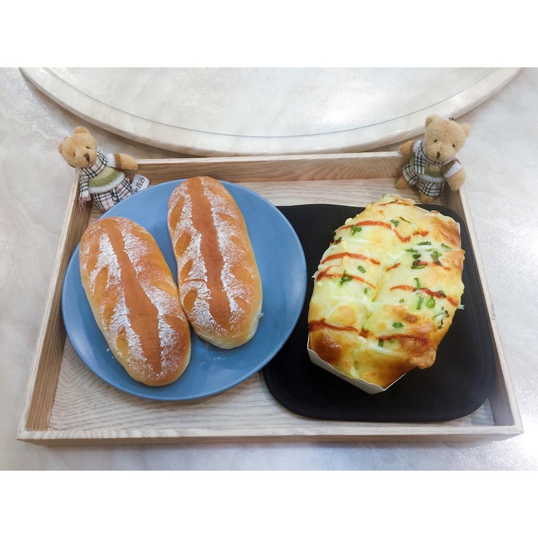 肉松葱香芝士面包
