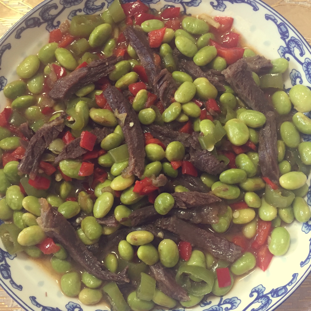青椒毛豆
