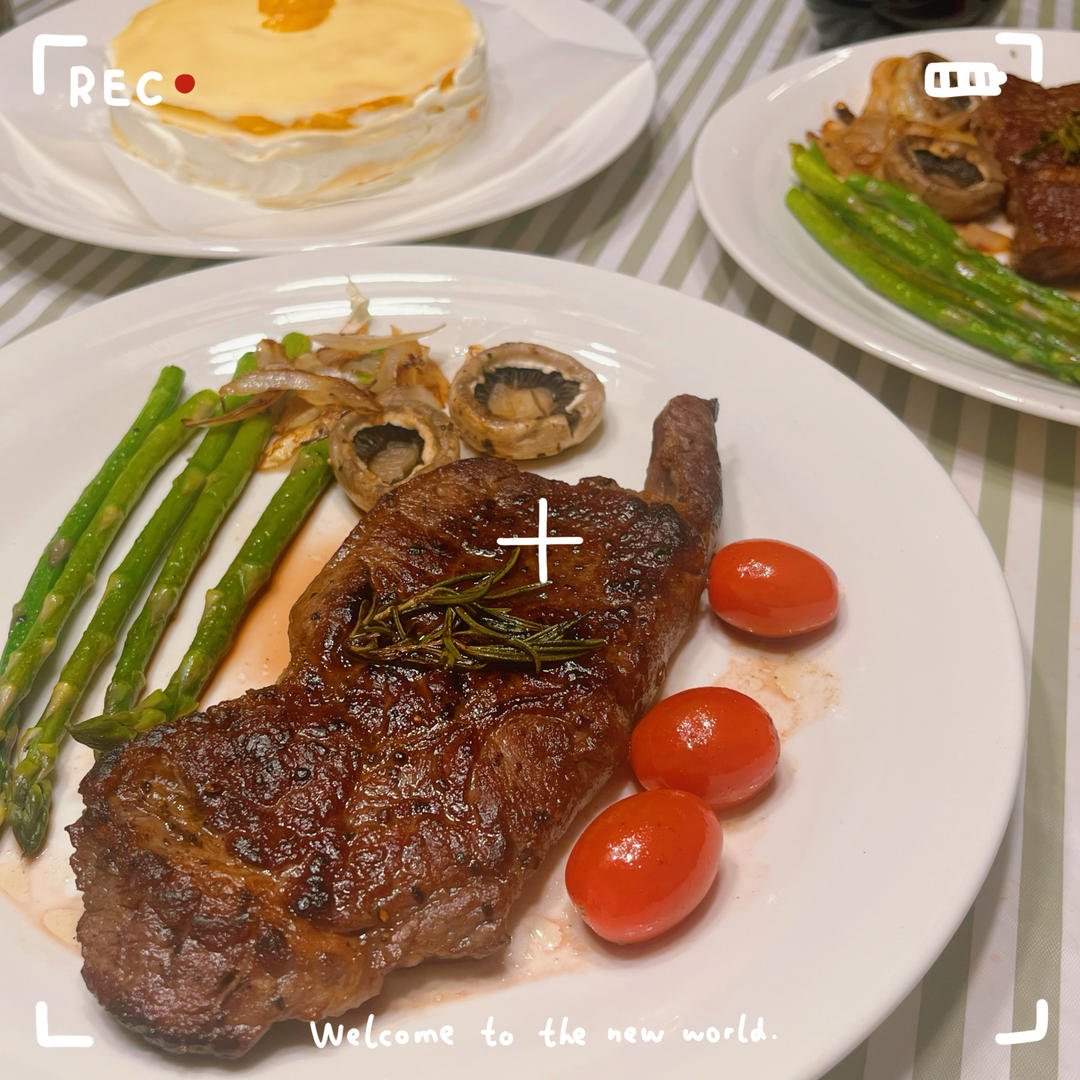 这么做厚切西冷牛排，不香吗