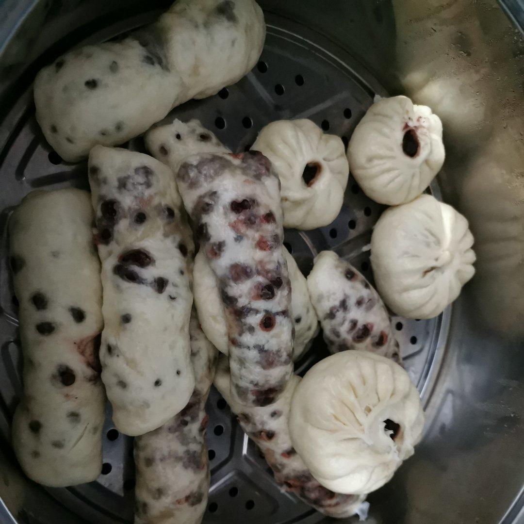 宝宝辅食红豆馒头卷