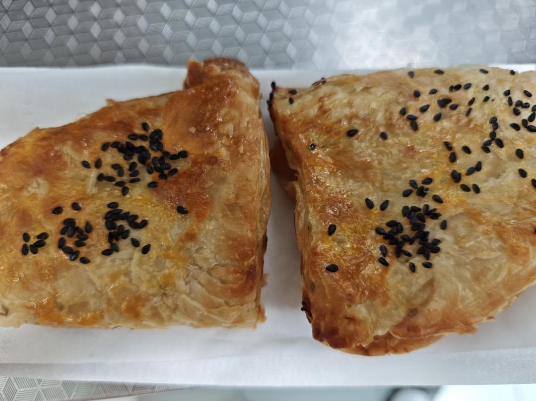 意想不到的酥脆！超简便手抓饼🎃南瓜派！