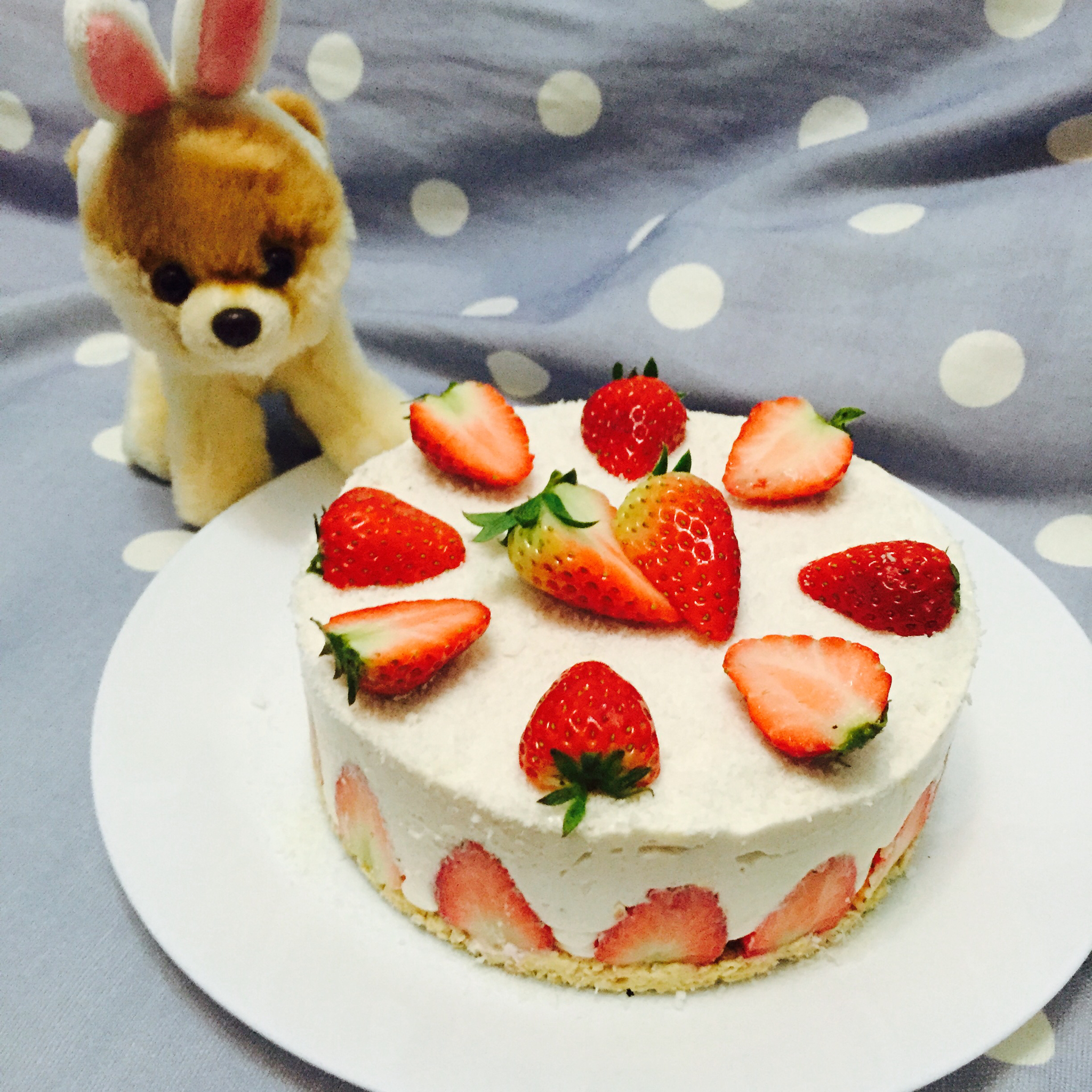 《Tinrry下午茶》教你做草莓芝士慕斯（6寸配方）