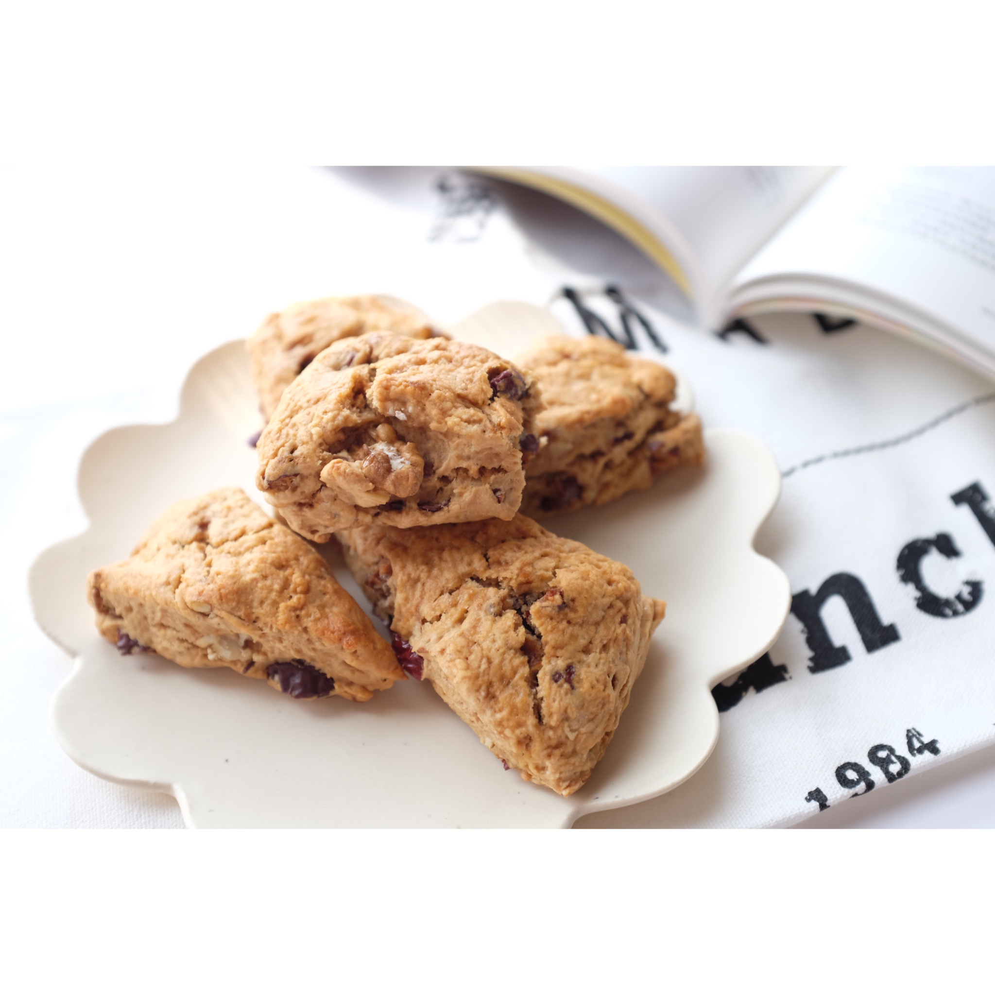 藤田千秋的红枣核桃酸奶司康（伪）