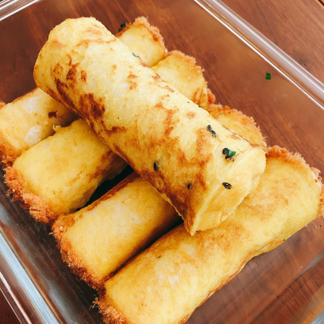 儿童早餐—肉松吐司卷