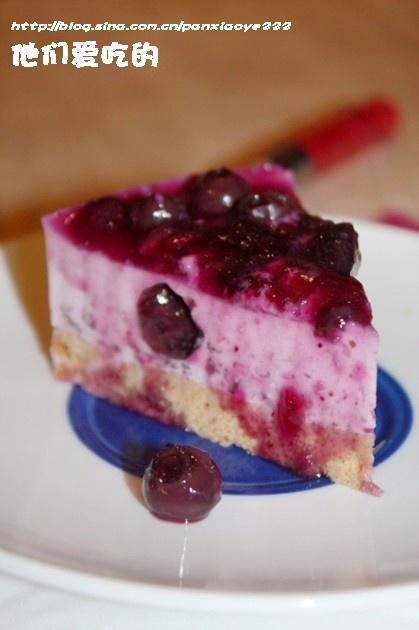 蓝莓芝士慕斯蛋糕的做法