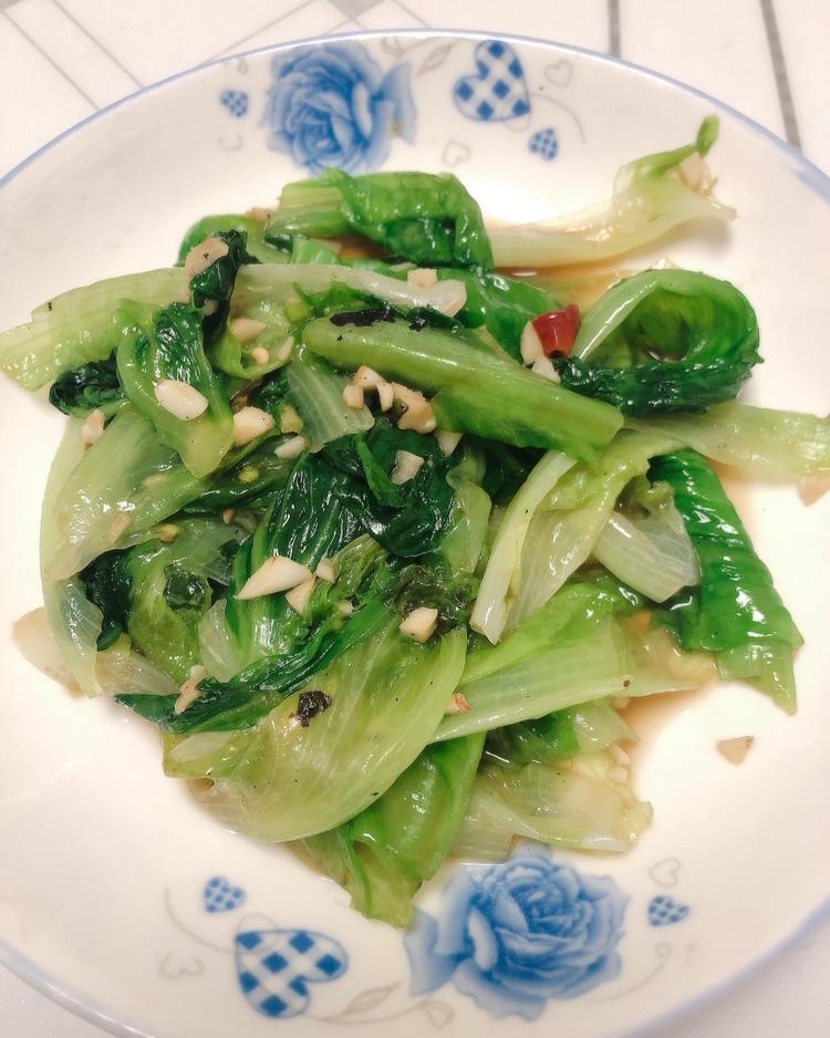 #从生菜通心菜入手教你炒出青爽脆绿的叶菜#