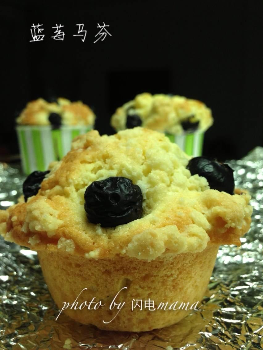 PH大师的蓝莓麦芬（星巴克同款）的做法