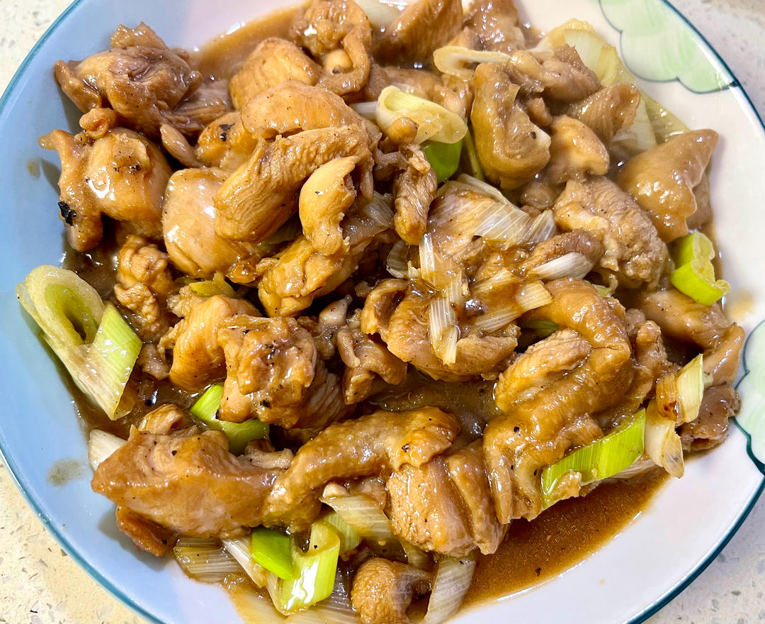 葱烧鸡腿肉