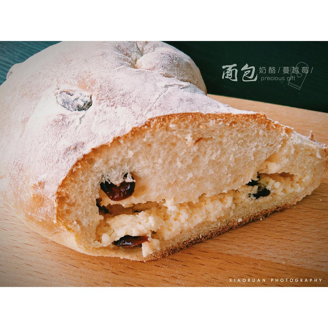 面包店里的常客——蔓越莓奶酪软欧