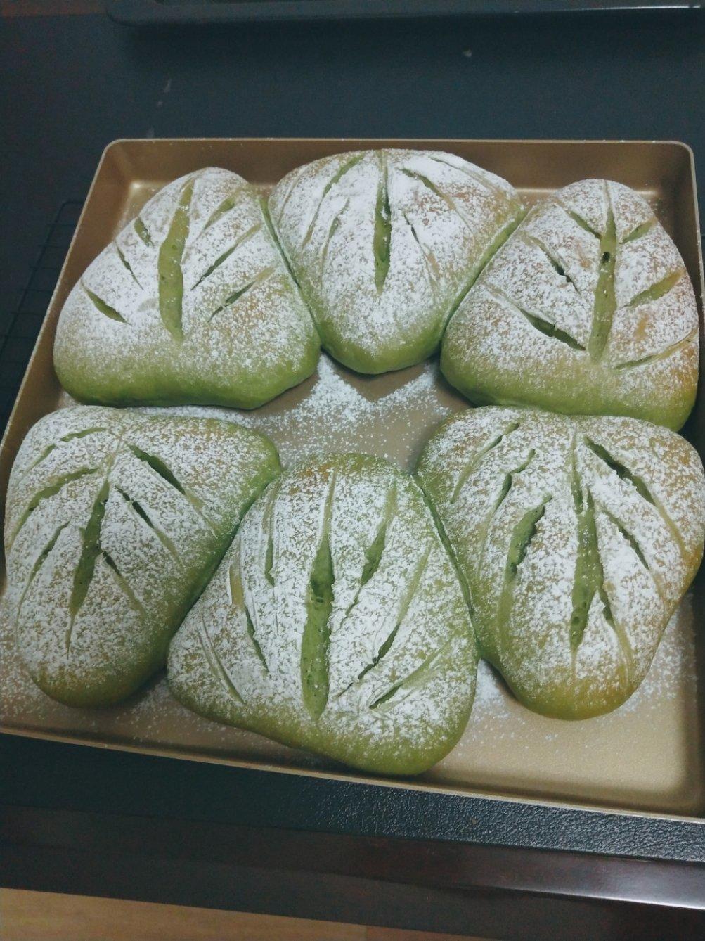 抹茶蜜豆乳酪软欧