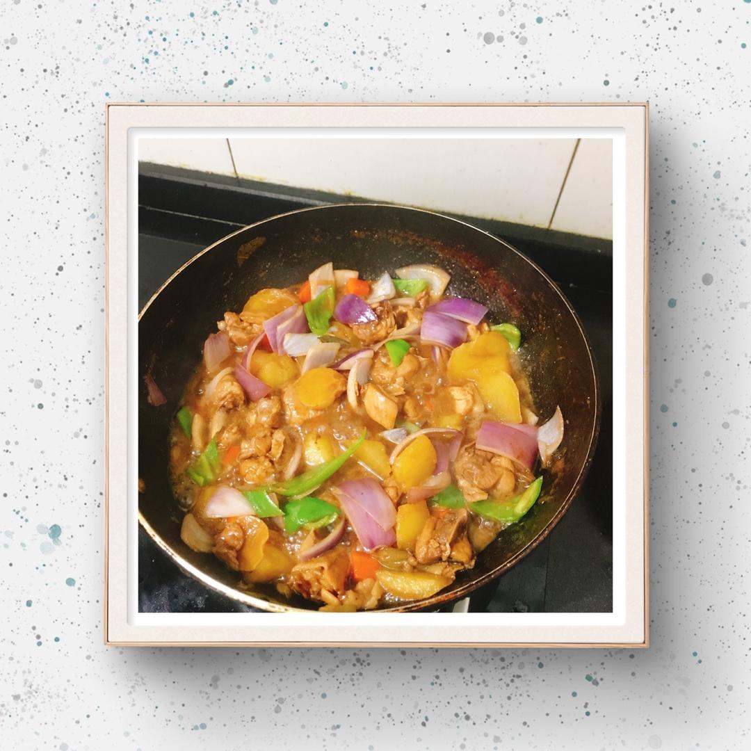 新疆特色大盘鸡（附加皮带面做法）