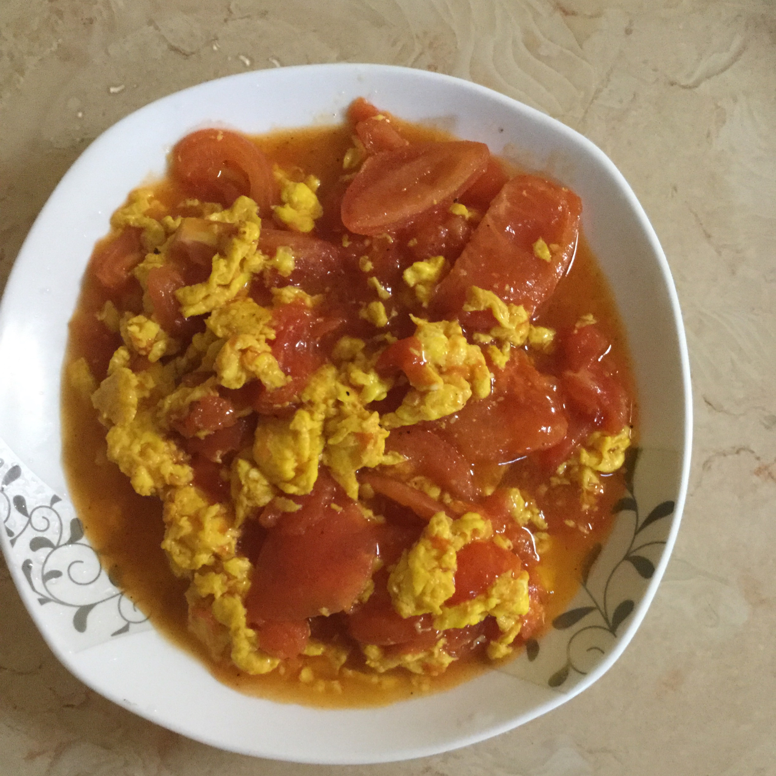 西红柿炒鸡蛋