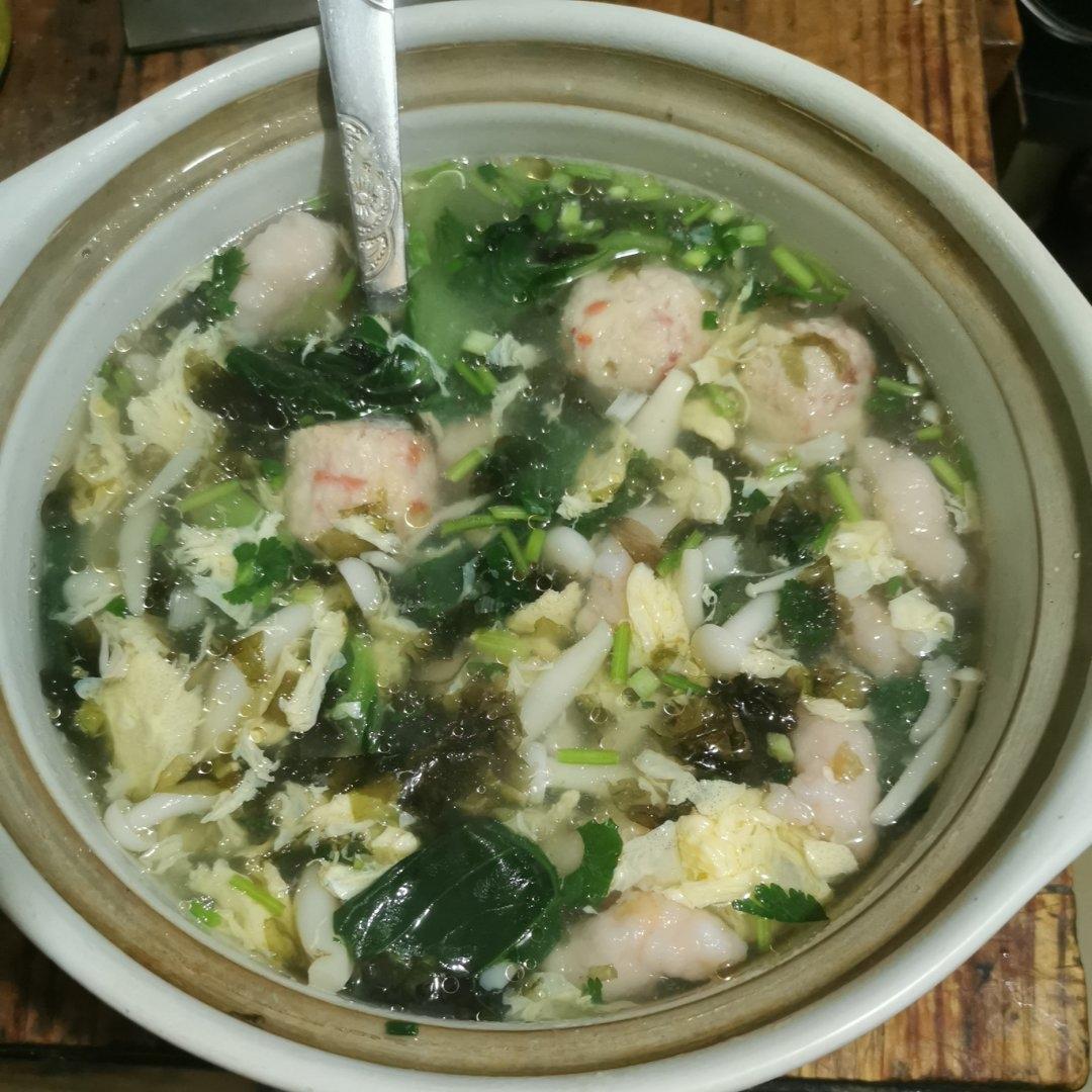 最鲜美好喝的「紫菜蛋花汤」