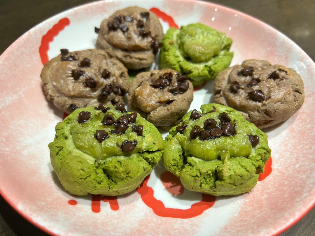 一次成功‼️双重巧克力冰乳酪司康