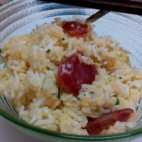 电饭锅版香菇腊肠饭