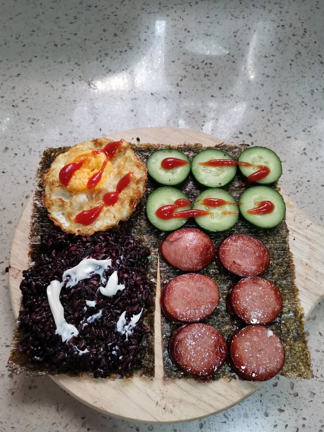 💯营养早餐，网红爆款一学就会的折叠饭团🍙（附视频做法，不断更新中）