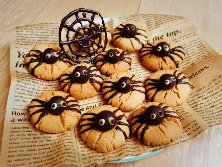 万圣节蜘蛛饼干