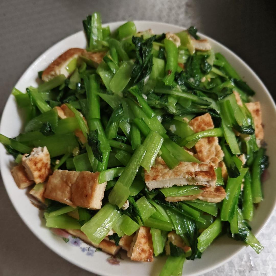 小白菜炒豆腐