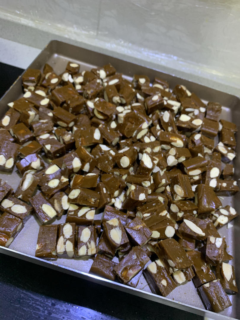 杏仁海盐/咖啡太妃硬糖-不粘牙