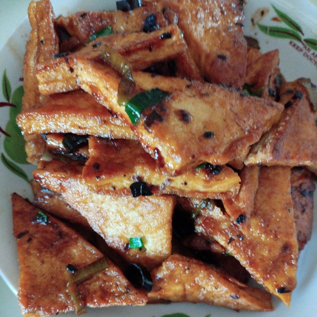 焖煎豆腐